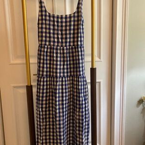 Ava & Viv checkered summer dress with back tie